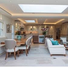 open plan kitchen living room