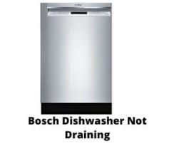 Usually, this error means that there is a problem with the drain pump or the drain hose is clogged. Bosch Dishwasher That Is Not Draining Fixed