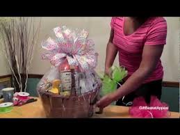 Maybe you would like to learn more about one of these? Gift Basket Instructions How To Make A Beautiful Gift Basket For Mother S Day Giftbasketappeal Making A Gift Basket Craft Gift Basket Gifts