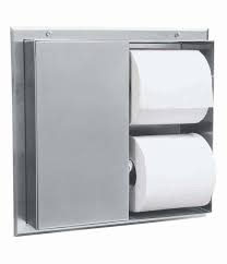 Maybe you would like to learn more about one of these? Partition Mounted Multi Roll Toilet Tissue Dispenser Serves 2 Compartments Bobrick