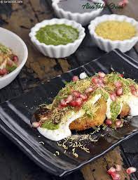 Aloo Tikki Chaat Recipe Delhi Style Aloo Tikki Chaat Street Style Aloo Tikki Chaat Recipe Chaat Recipe Chaat Food