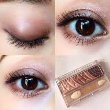 886 likes 17 comments a k i n a lucky02181014 on instagram eyemake 今日はブラウン ボルドーで キスのエッセンスクリームアイズのブラウンを薄くベースとして塗っ 二重 アイメイク キャンメイク アイシャドウ 結婚式 アイメイク