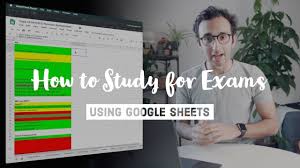 How To Study For Exams With Google Sheets Exam Study Google Sheets Effective Studying