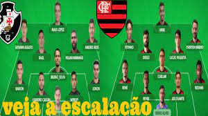 O atacante tiago reis ganhou a vaga de ribamar assim como o lateral esquerdo neto borges a de henrique. Escalacao Do Vasco X Flamengo Para O Jogo De Hoje Pelo Campeonato Brasileiro Youtube