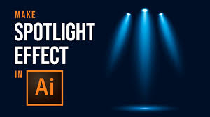 Step 5 duplicate the layer and go to filter>blur. How To Make Vector Spotlight Effects Adobe Illustrator Tutorial Youtube