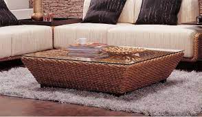Not in stock this product may be on order and is subject to possible delivery delays. Prado Coffee Table Conservatory Rattan Water Hyacinth Delux Deco