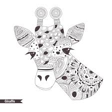 Select from 35450 printable coloring pages of cartoons, animals, nature, bible and many more. Giraffe Coloring Book Stock Vector Illustration Of Isolated 100329757