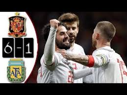 22 jun 2021 01:00 location: Espana 6 1 Argentina Resumen Goles Amistoso 2018 Youtube