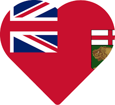 The flag was adopted on 12 may 1966 and is based on the canadian red ensign which was later replaced by the present day maple leaf flag of the country. Vector Country Flag Of Manitoba Heart Vector World Flags