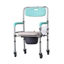 lightweight height adjustable folding aluminum commode chair toilet chair shower chair with toilet tissue bracket commode chair chair bathroom chair