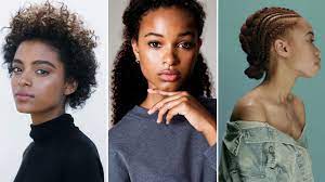 Natural hair combines well with this retro look to create a stylish crossover of the two. The Most Popular Hairstyles For Black Women On Pinterest Allure