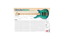 Mel Bay 30435 5 String Bass Wall Chart By Corey Dozier