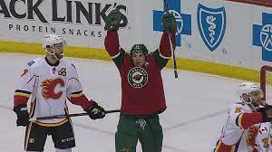 Parise Gets First Period Hat Trick For Wild