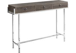 Ezell Taupe Console Table Gray Console Table Console Table Entryway Table Styling