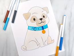 Cute dog coloring pages for adults by celestine aubry on october 26, 2020 cute dog coloring pages are a fun way for kids of all ages to develop creativity focus motor skills and color recognition. Puppy Coloring Pages For Kids