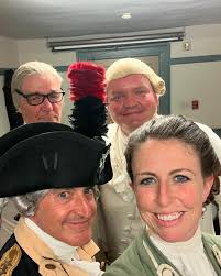 What a day! I work and am friends with the greatest people! Starting with  the Yorktown 8km run at 0800, I then raced back to Williamsburg for the  1100 Public Audience with