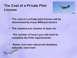 How long did it take to get here? The Cost Of A Private Pilot License