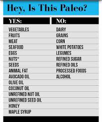 the paleo diet in one easy chart by lea l musely