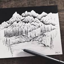 Gray mountains, black and white shan shui ink wash painting landscape painting, lake, watercolor painting, white, landscape png. Steelbison Designing Landscapes Illustration Mountains Mountain Drawing Landscape Drawings Ink Art