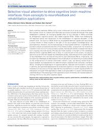 We leverage cloud and hybrid datacenters, giving you the speed and security of nearby vpn services, and the ability to leverage services provided in a remote location. Pdf Selective Visual Attention To Drive Cognitive Brain Machine Interfaces From Concepts To Neurofeedback And Rehabilitation Applications