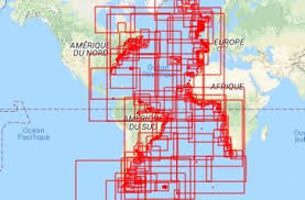Digital Chart Admiralty Raster Arcs Atlantic Ocean
