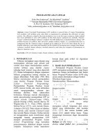 Program Pecahan Linear