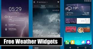 Top 5 Best Free Weather Widgets For Android 2019 Widget Weather Weather Information
