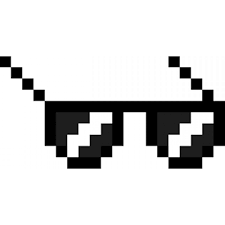 Thug Life Cool Glasses Transparent Png Desain