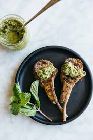 Rosemary Grilled Lamb Chops With Mint Apple Sauce Downshiftology Lamb Sauce Recipes Lamb Chops Grilled Lamb Chops