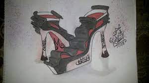 pin by محمد احمد العقوري on رسم حذاء نسائية