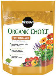 These types of soil will continue to release nitrogen to your plant roots for up to 6 months. Organic Potting Soil Organic Potting Mix Miracle Gro