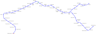 Μετρό μπλέ γραμμή προς αεροδρόμιο, κατέβηκα χολαργό. File Blue Line Delhi Metro Png Wikipedia