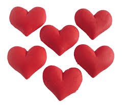 Home keyboard_arrow_rightheart shaped cake delivery. 6 Large Red Valentines Hearts Cake Topper Decorations