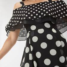 Black And White Spot Midi Dress Cheryl Spot Midi Dress Fashion Fashion Outfits Polka Dot Dress