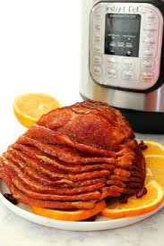 Spray the slow cooker insert with cooking spray and place ham inside. 8 Slow Cooker Spiral Ham Recipe Ideas Spiral Ham Ham Recipes Slow Cooker Ham