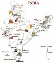 Map Of India Along With States And Their Capital India Map India Tourist India World Map