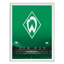The above logo design and the artwork you are about to download is the intellectual property of the copyright and/or trademark holder and is offered to you as a convenience for lawful use with. Poster Werder Bremen Logo Mit Tribune Wall Art De