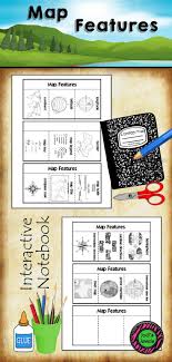 Map Features Interactive Notebook Social Studies Middle School Social Studies Classroom Kindergarten Social Studies