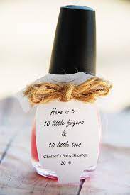 Here Is To 10 Little Fingers 10 Little Toes Mani Gift Nail Polish Baby Shower Party Fav Baby Shower Etiquette Baby Shower Prizes Baby Shower Party Favors