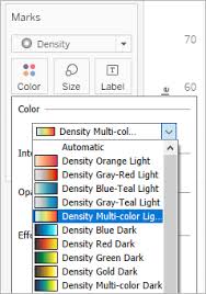 Build With Density Marks Heatmap Tableau