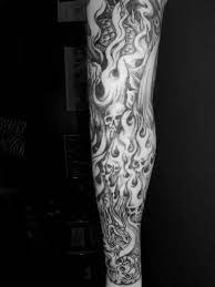 Skull, skull tattoo, ghost skull. Skull Ghost Flames Tattoo Sleeves Google Search Skull Sleeve Tattoos Skull Sleeve Sleeve Tattoos