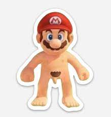 Autocollant Mario nu - Etsy France
