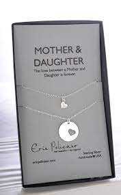 Custom mother daughter jewelry is great for celebrating your loving relationship. Mother Daughter Necklaces Sterling Hearts Fine Jewelry Erin Pelicano
