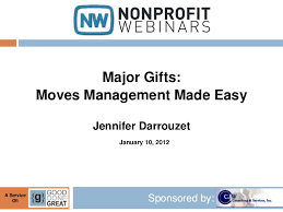Major Gifts Moves Management Made Easy
