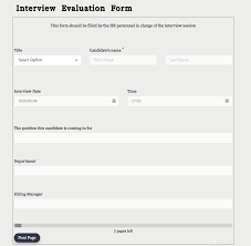 Here's a basic interview form you can use. 45 Employee Survey Questions Free Template