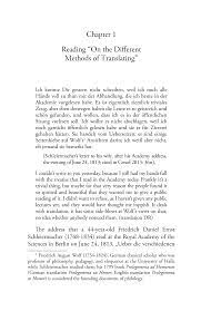 Chapter 1 Reading “On the Different Methods of Translating”