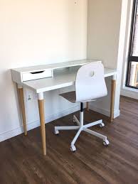 Ikea Linnmon Hilver Desk W Alex Drawer Unit And Swivel Chair Desk Drawer Unit Ikea Alex Desk