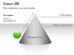 Cones 3d Powerpoint Charts And Diagrams Powerpoint Charts
