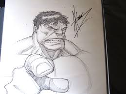 New business designs cheaper and less wasteful packaging for cds. Dale Keown Hulk Sketch In Phil H S Originals Comic Art Gallery Room