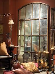 Uttermost Amiel Antique Large Arch Mirror 13464 P Tuscan Decorating Antique Mirror Wall Arch Mirror